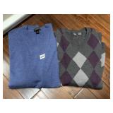 SAKS FIFTH AVE L 100% EXTRA FINE MERINO WOOL