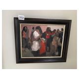 ALIO SIGNED LITHOGRAPH 14.5X12