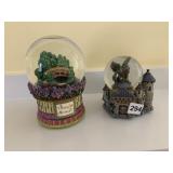 SNOW GLOBES MONET & GARGOYLE MUSICAL SNOW GLOBE