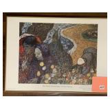 27.5" L X 20" W VAN GOGH FRAMED PRINT