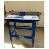 KREG PRECISION TABLETOP ROUTER ON WHEELS