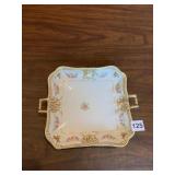 HAND PAINTED NIPPON DUAL HANDLE SERVING PLATE