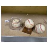 BASEBALL IN CASE SEE SIGNATURE