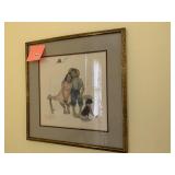 NORMAN ROCKWELL FRAMED PRINT 23" X 23"