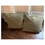2 ACCENT PILLOWS