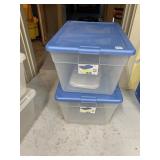 2 STORAGE TOTES
