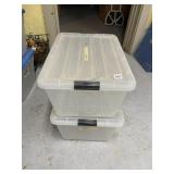 BINS W/ LOCKING LIDS TWO TO GO