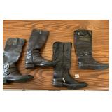 ENZO ANGIOLINI SZ. 8 BLACK BOOTS 2 PAIRS