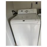 STAINLESS STEEL MAYTAG WASHER DIGITAL READOUT