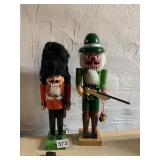 BRITISH GUARD AND BIRD WATCHER WITH RIFLE