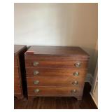 MAHOGANY 4 DRAWER CHEST MENGEL FURNITURE 34.5" X