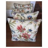 FLOWER DESIGN FIRM DECORATIVE PILLOWS WITH ROPE