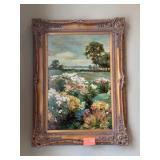 OIL ON CANVAS SIGNED LR 46" X 34.5"