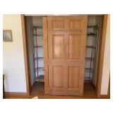 CLOSET ORGANIZER METAL RACKING 2 PIECES VERY NICE