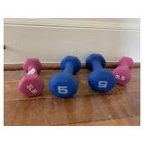 HAND WEIGHTS 3 & 5 LB.