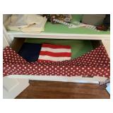 FABRIC INCL. AMERICAN FLAG