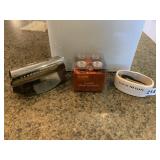 CERAMIC BOWL "SALT OF THE EARTH" WITH WOODEN