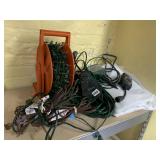 WIRE CORDS AND CHRISTMAS LIGHTS