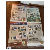 1900S STAMP COLLECTION 4 TOTAL SEE PICTURE