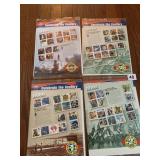 1910 STAMP COLLECTION 4 TOTAL SEE PICTURE