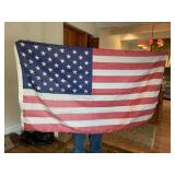 AMERICAN FLAG USED MADE BY BETSY FLAGS