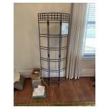 STANDING METAL PHOTO SCREEN FOR 15 PHOTOS 69"H