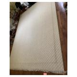 ETHAN ALLEN AREA RUG W/ FRINGE 100% NYLON TOWN