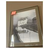 PRINT SIGNED LR DOUBLE MAT - GRIS MILL - 30" X