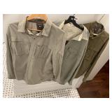 ORVIS 100% COTTON SHIRT, AREI XL, 3 TOTAL