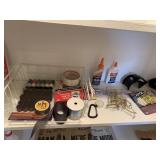 GLUE, THREAD, PLATE HOLDERS, MORNING GLORY,