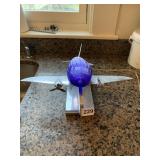 1977 SARSAPARILLA BLUE PROP PLANE LIGHT DECO