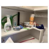 FLOOR CLEANER, WATER PITCHER, EXT. CORD, GLUE, D