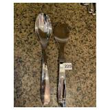 SALAD TONGS ALL CLAD SET LIKE NEW