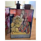 HENRI MATISSE PRINT SIGNED LL