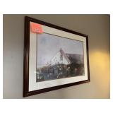 PRINT FRAMED 35" X 26" BY MARK STUWART