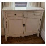 WOOD CABINET WITH DRAWERS 36"H X 40"W X 12"D SEE