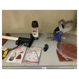 SPRAY PAINT, FACE SHIELD ETC.