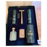 POLO GIFT SET MISSING 1 BOTTLE DEODORANT 2.1 OZ
