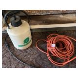 EXTENSION CORD AND SPRAYER