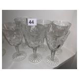 WATERFORD WATER GLASSES- 5.75" H