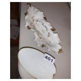 LIMOGE HAND PAINTED DISH