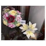 CAPODIMONTE FLOWER, ROSES CHINA