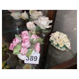 ROY ALBERT ROSES & CAPODIMONTE FLOWER