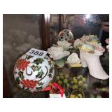 CAPODIMONTE ROSES, CHINA SHOES W/ FLOWERS