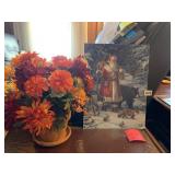 NATURE SCENE AND CLAY POT