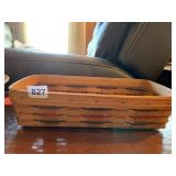 LONGABERGER 14.5" BASKET W/ WARMER CLAY