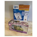 ANSWERING MACHINE AND STUFFING CAGE