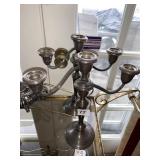 STERLING 3 ARM CANDLESTICKS 11.5" H BY GORHAM