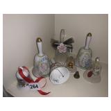 GROUP BELLS INCL. STAFFORDSHIRE ROSES, PRAYING