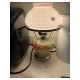 MILK GLASS SHADE LAMP